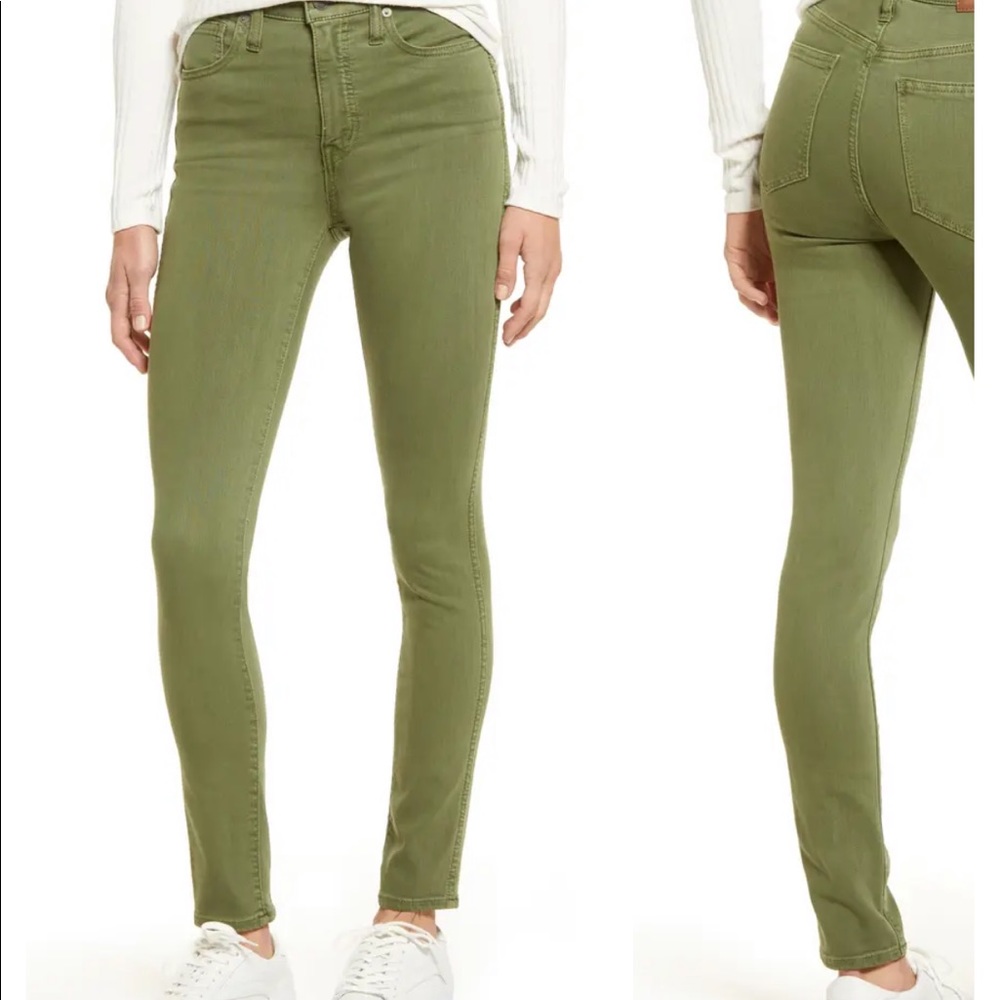 Madewell 10” high rise skinny Jean